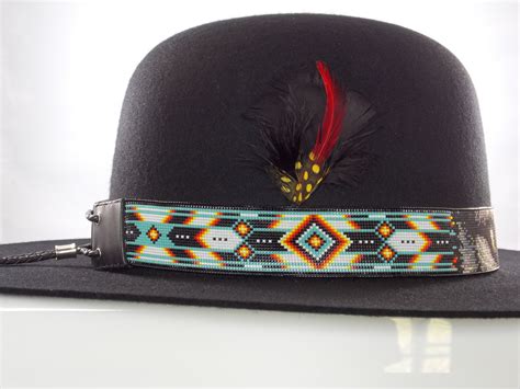 3/8" Thick, 21" Long Add to Cart You May Also Be Interested In: Beaded and Leather Lanyard $48. . Native american hat bands